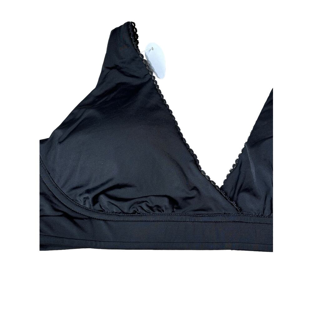 Pip & Vine By Rosie Pope Sleep Maternity Nursing Bra Black Sz S Removable Pads - Picture 2 of 6